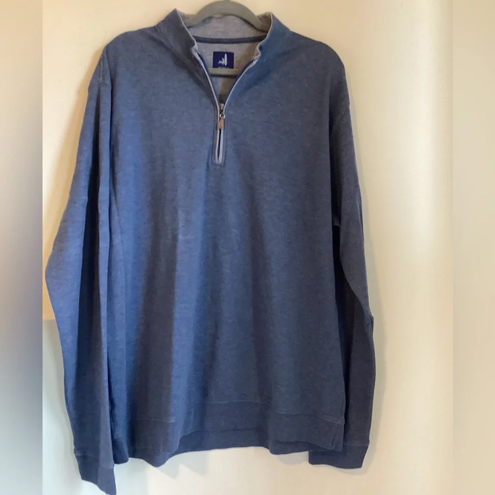 Johnnie-O Sully 1/4 Zip Pullover Mens 2XL Helios Blue Golf Athleisure